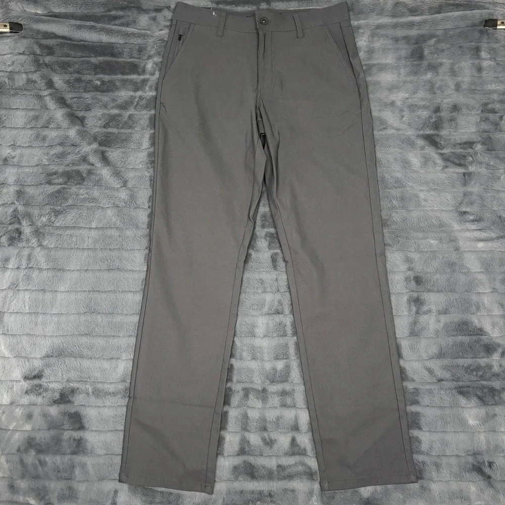 Weatherproof Vintage Mens Tech Pants Gray Stretch Water Repellent 32x32 NEW